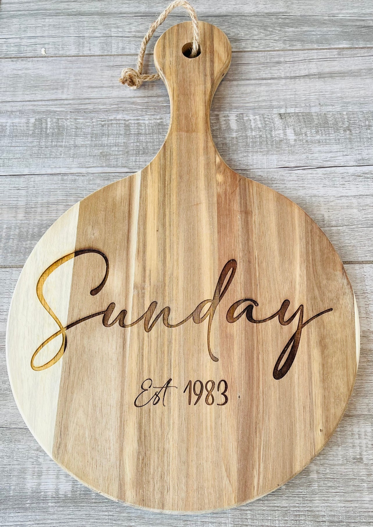 Custom Engraved Round Display Board